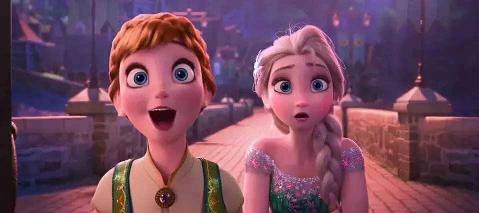 啊....elsanna好萌...