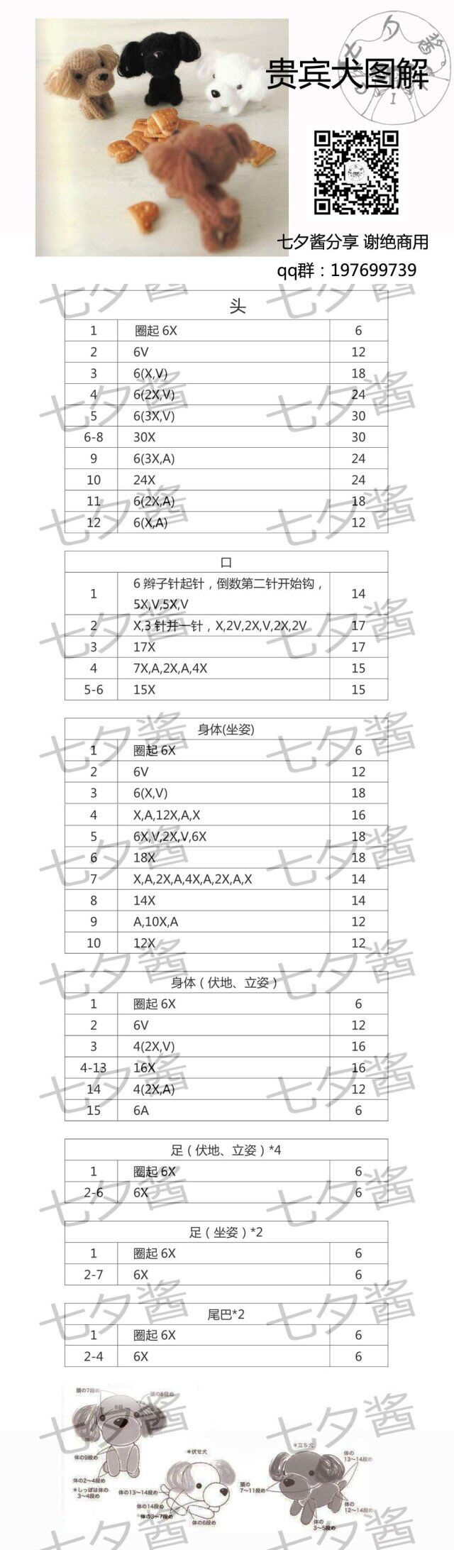 关注七夕酱de水云间微信公众号，进入微信群，与手工爱好者们一起交流手作的乐趣