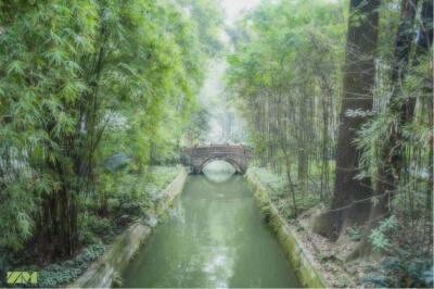 江南 小桥 意境 流水