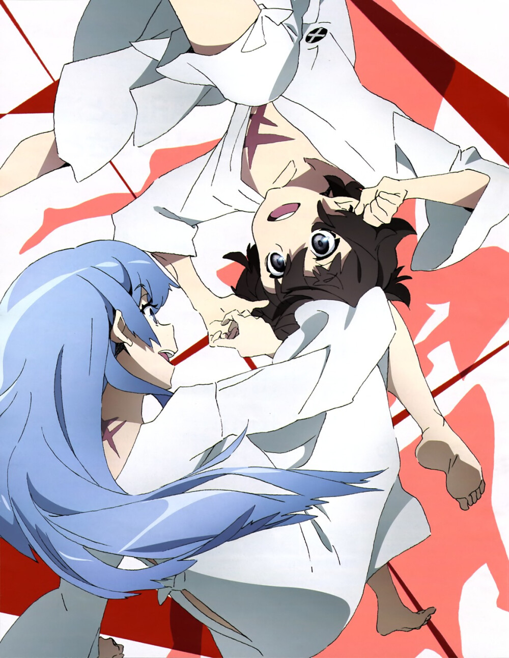 《kiznaiver》#羁绊者#是由动画公司株式会社TRIGGER制作的日本原创电视动画，于2015年10月宣布制作决定。将于2016年4月播放。
故事的舞台设定在虚构的日本都市、建立在开拓之地、城市人口锐减的洲笼市。住在那里的高中生阿形胜平，不知为何拥有了感知不到疼痛的身体。在暑假将至的某天，胜平通过谜之少女园崎法子的指点，获悉自己已被选为了疼痛共享的系统“羁绊者”中的一员。园崎说过：“这是一个为了将充满纷争的世界，导向和平的实验。”于是，背负着彼此疼痛的少年少女们，开始了这个夏天的故事！