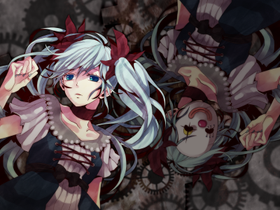 歌名：からくりピエロ（活动小丑）
vocal：初音未来
作词、作曲、编曲：40mp（40㍍P）