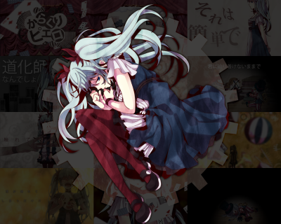 歌名：からくりピエロ（活动小丑）
vocal：初音未来
作词、作曲、编曲：40mp（40㍍P）