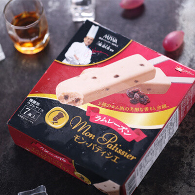 包邮日本进口 冰淇淋组合1 提子+抹茶+雪见糯米+巧克力脆皮冰激凌