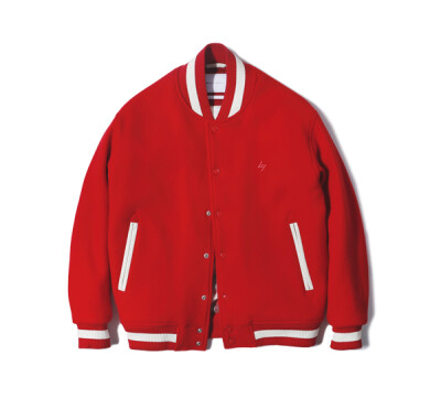 NS WOOL VARSITY JACKET red 219,000원