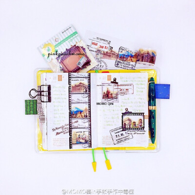 #给你看看我的手帐吧##what's in my notebook# 看大家发完九宫格眼馋了。我也是能凑出来的。虽然节后比较忙这几天的都还没po最近风格多变,想把还没贴过手帐的胶带贴纸们都慢慢翻出来贴贴