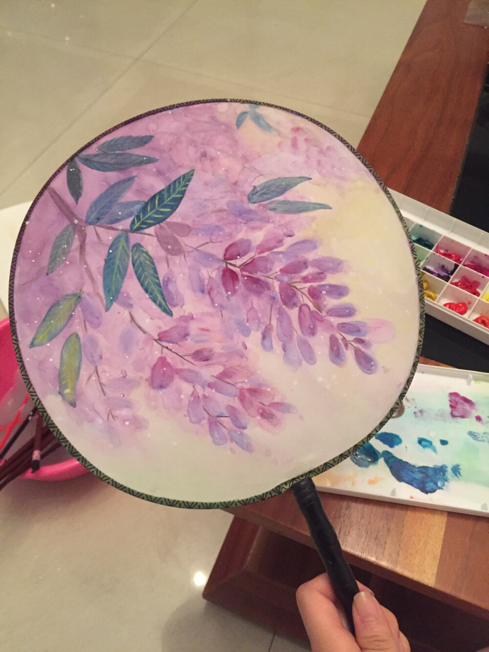 画一把扇子送自己