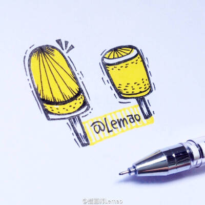 图片来自网络，微博原po插画师lemao