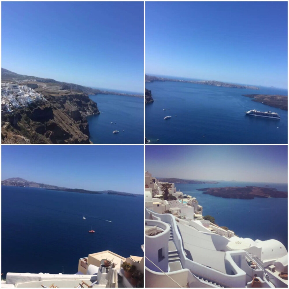 Beautiful scenery of Santorini