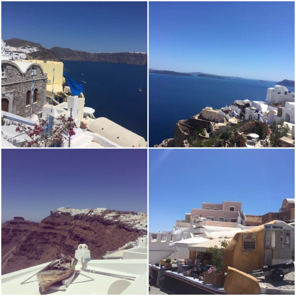 Beautiful scenery of Santorini