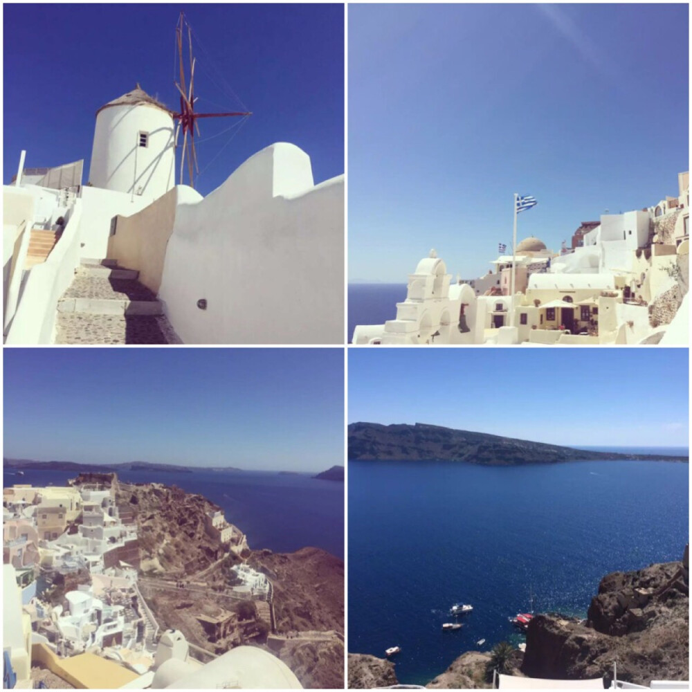 Beautiful scenery of Santorini