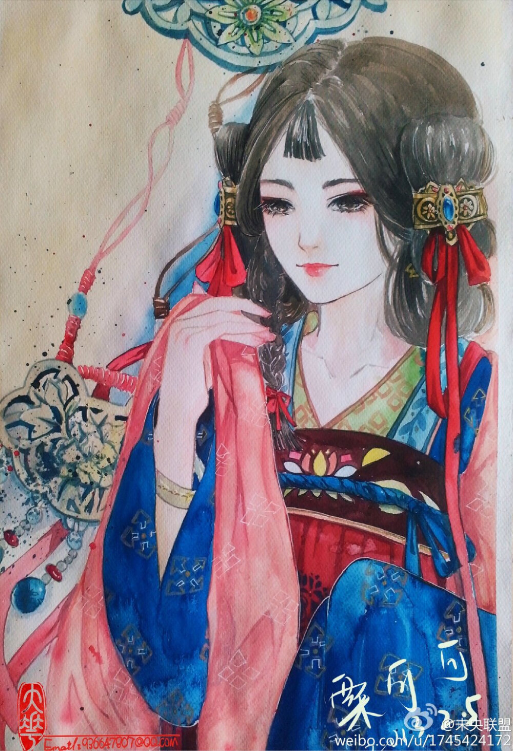 〔古风美人〕 作者' 大花huamama °