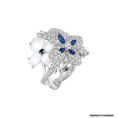 CHAUMET Hortensia Voie Lactée與 Hortensia Aube Rosée系列珠寶作品