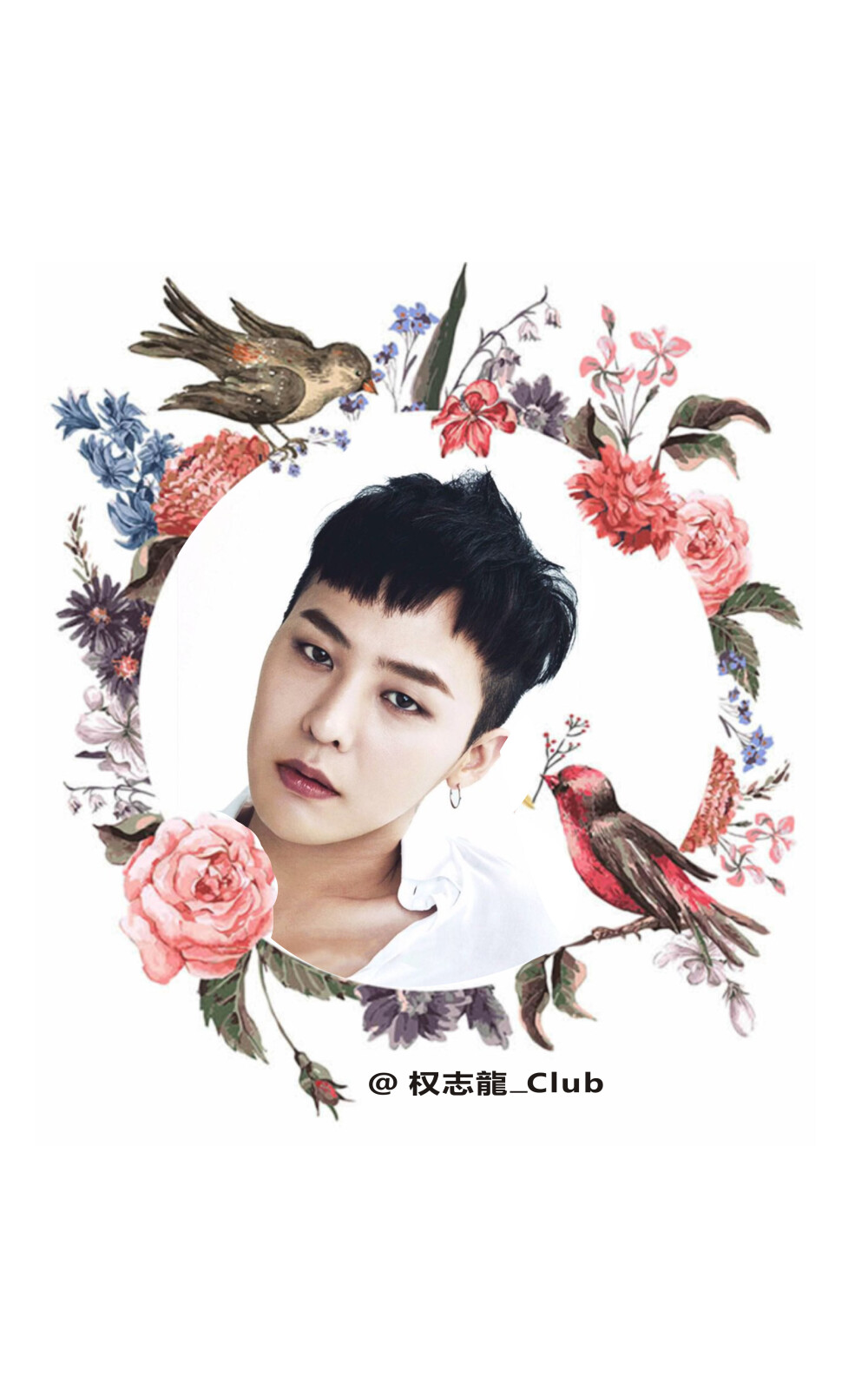 #G-Dragon 权志龙 GD#壁纸系列图【自制壁纸 拿图请注明出处 cr:养只猫叫狗蛋i】