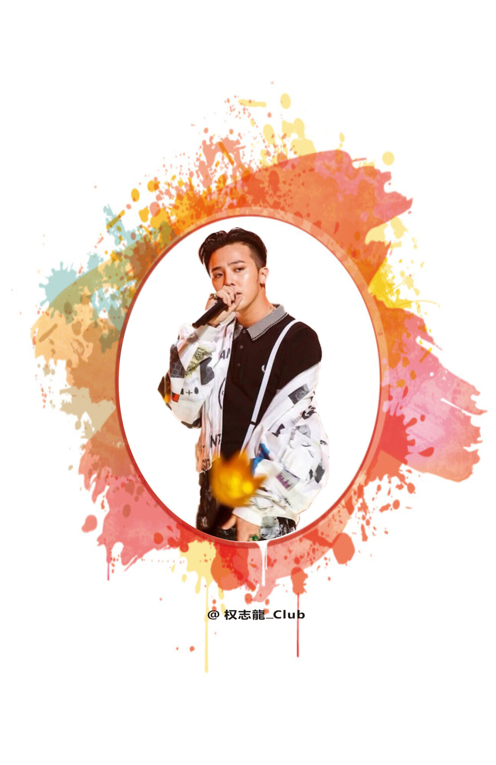 #G-Dragon 权志龙 GD#壁纸系列图【自制壁纸 拿图请注明出处 cr:养只猫叫狗蛋i】