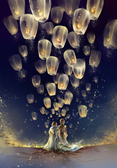 古风，插画，手绘，美人