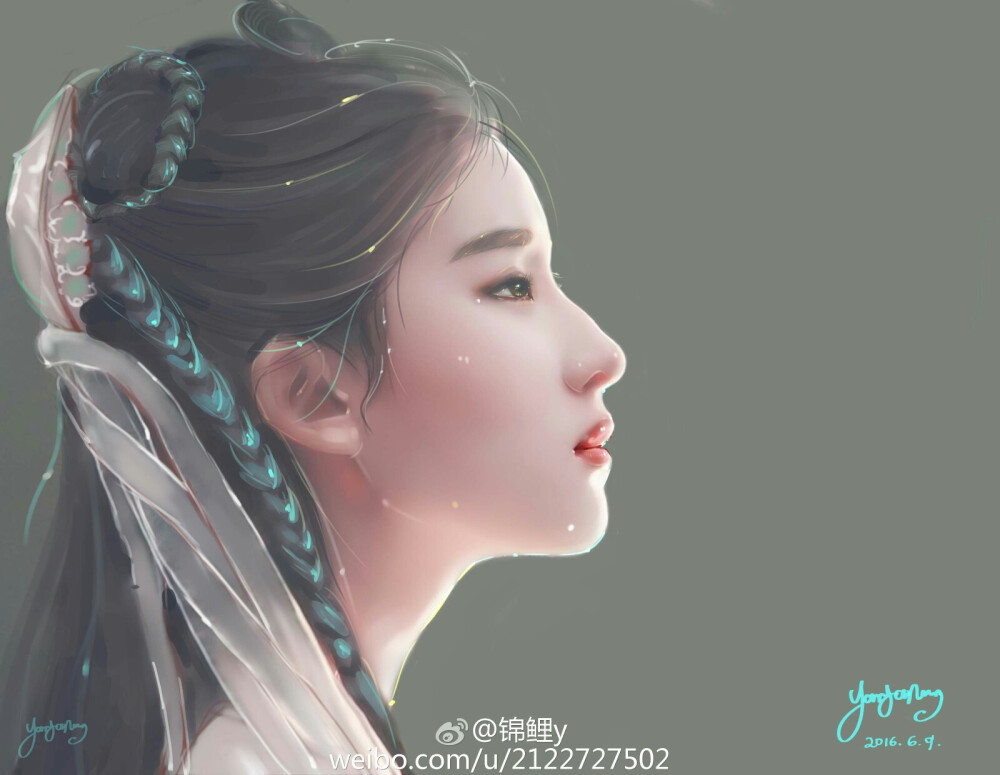 刘亦菲 小龙女 手绘