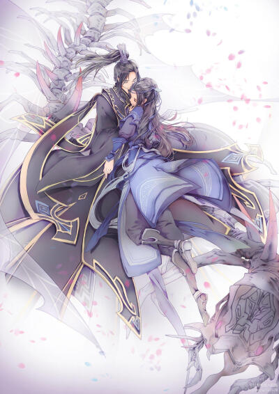 古风，插画，手绘，美人