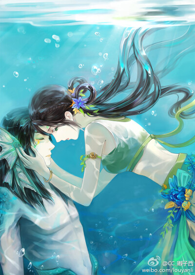 古风，插画，手绘，美人