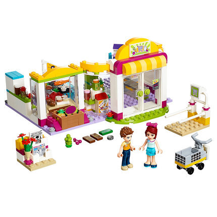 乐高好朋友系列 41118心湖城超级市场LEGO Friends 积木玩具