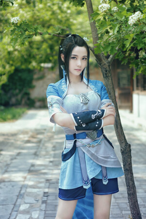 《画江湖之灵主》燕凌姣  cn:  行云  百里登风  cn:  十九
摄影：记忆碎片化妆：行云  田田后期：行云