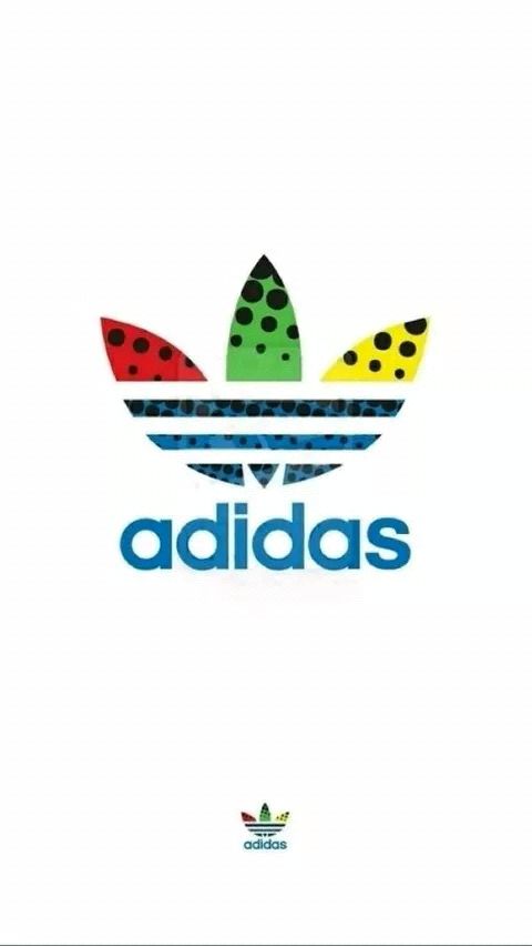 阿迪达斯 adidas 彩色三叶草 壁纸 