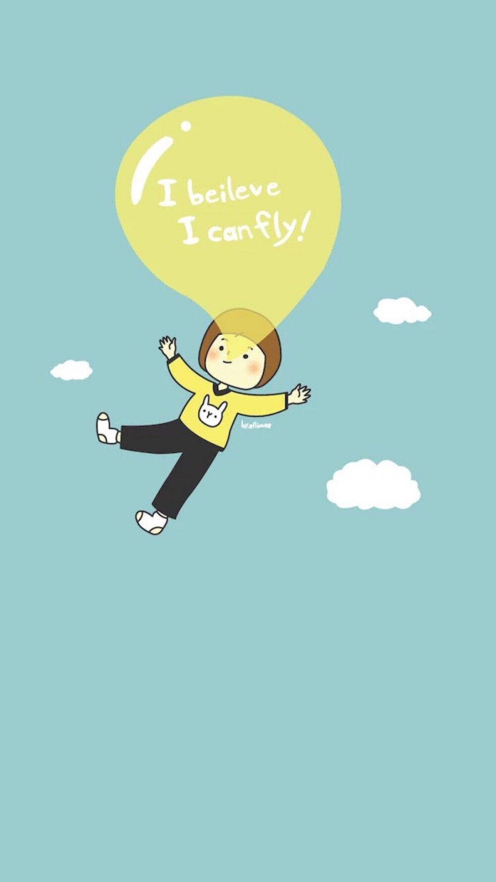 可爱简单插画萌物薄荷绿平铺卡通手机壁纸78637871