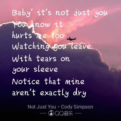 Not Just You—Cody Simpson