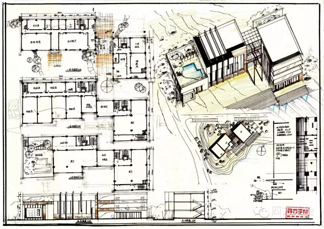 四方手绘建筑快题www.sifangsh.com