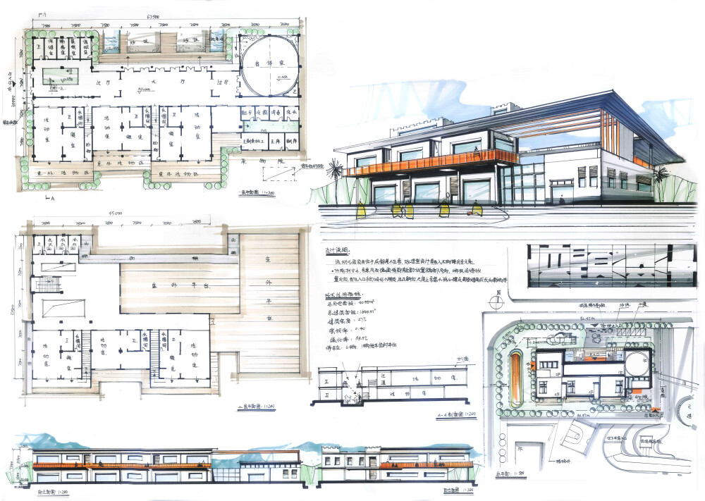 四方手绘建筑快题www.sifangsh.com