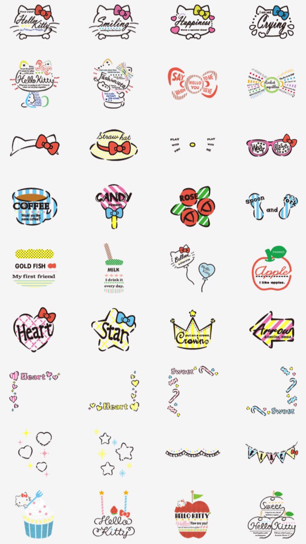 line sticker 