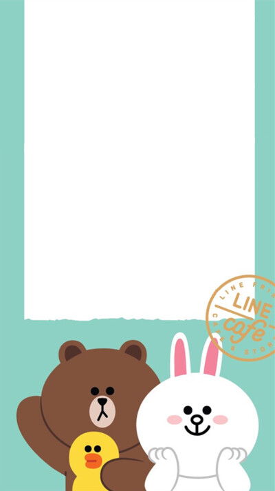 iPhone 壁纸 LINE cony brown 可妮 布朗