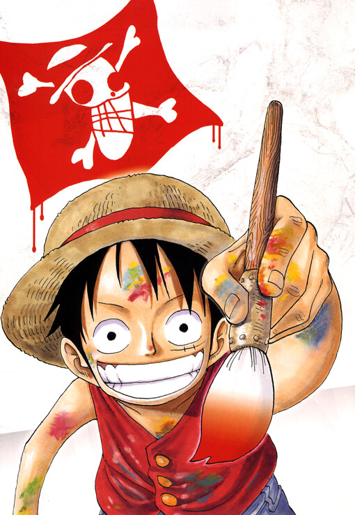 《ONE PIECE》（ワンピース）海贼王 原画图集欣赏♪ #尾田荣一郎# 路飞 