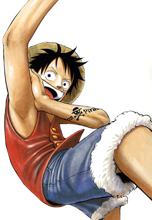 《ONE PIECE》（ワンピース）海贼王 原画图集欣赏♪ #尾田荣一郎# 路飞 