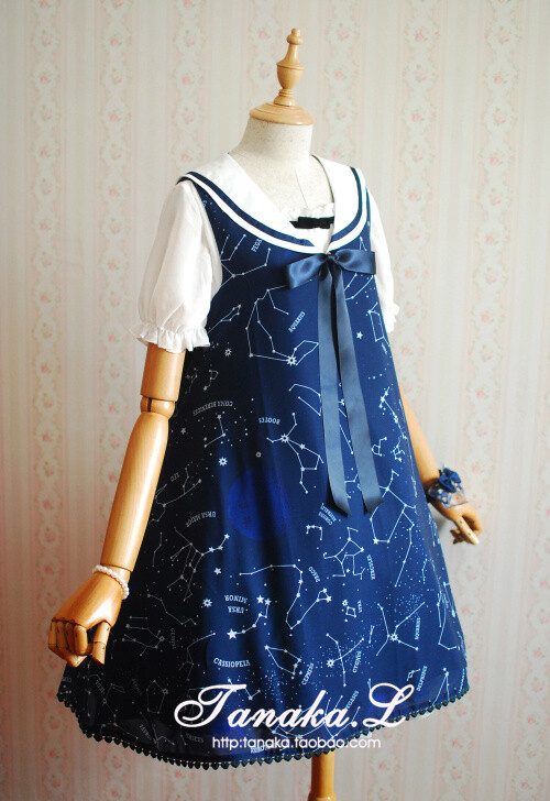 【塔莉卡.L洋服屋】AP星座海军领LOLITA连衣裙JSK (不含衬衫）