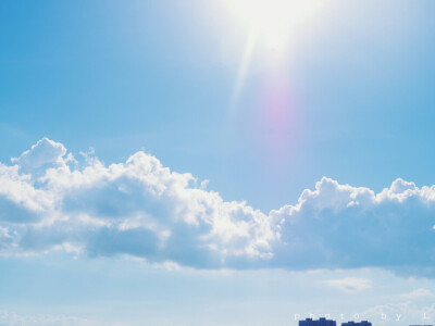 天空摄影 夏之蓝 记录这座城市的天空 每日一摄 请你吃棉花糖好不好