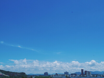 天空摄影 夏之蓝 记录这座城市的天空 每日一摄 