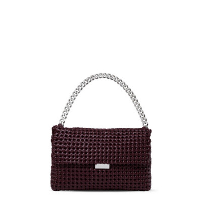 BURGUNDY BECKS WEAVED SHOULDER BAG，EUR 1.635