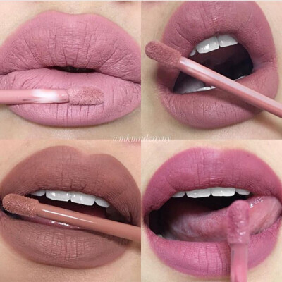 Kylie cosmetics 的哑光裸色唇釉