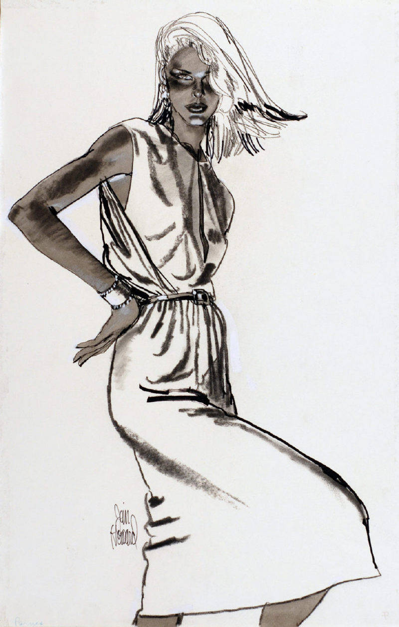 服装设计，时尚插画