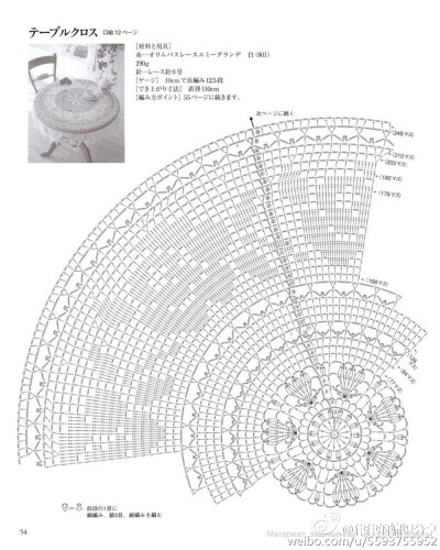 #手工 钩编 蕾丝 台布 桌布