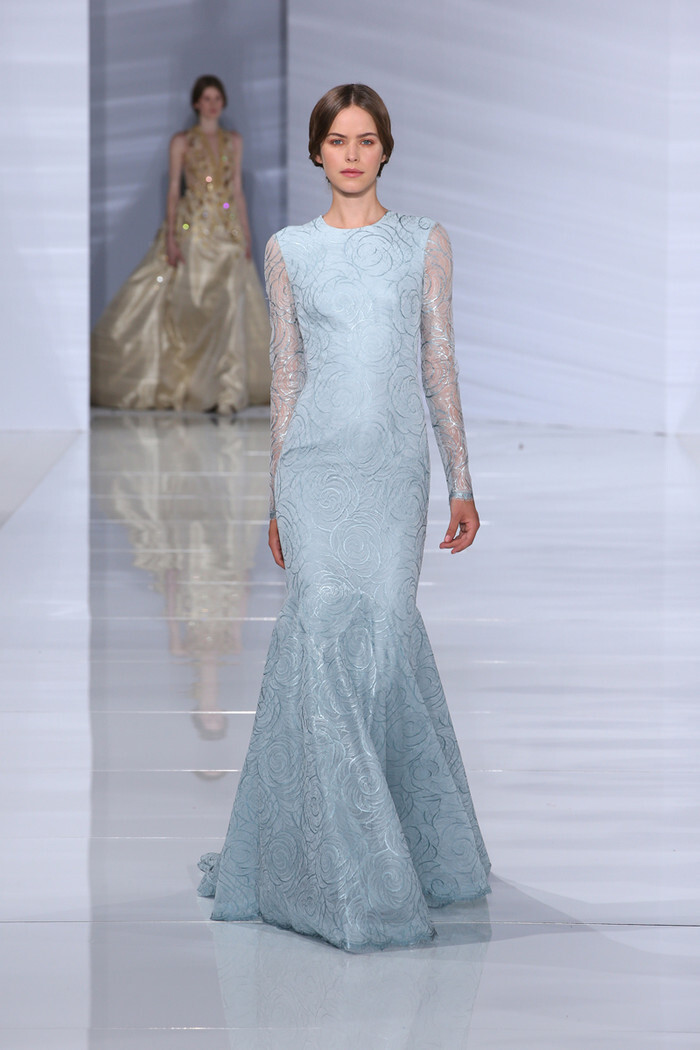 Georges Hobeika Haute Couture Fall-Winter 2015。乔治斯·荷拜卡2015秋冬高级定制