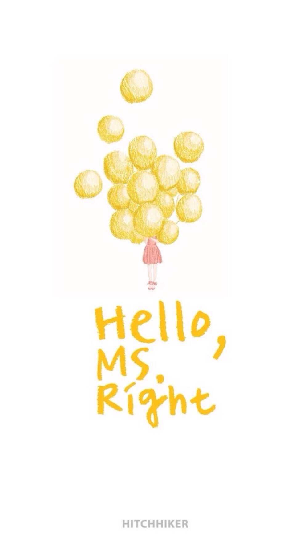 #情侣壁纸# Hello, Ms.Right~ 喜欢关注