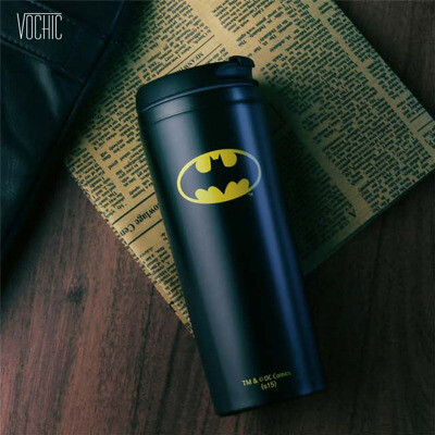 vochic蝙蝠侠随行咖啡杯 不锈钢杯 便携保温杯 车载咖啡杯
