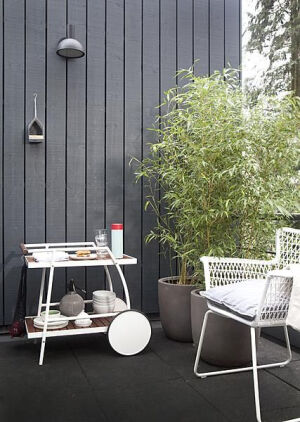 这样干净的阳台  