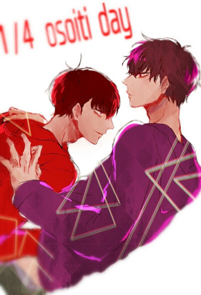 pixiv id=54698414 paka松 パーカー松 おそ松 一松 CP