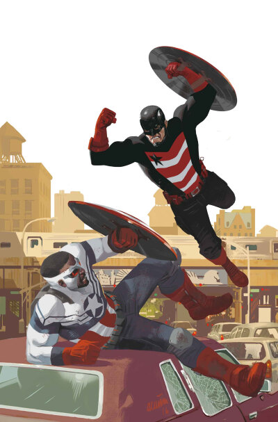 Captain America: Sam Wilson #13 cover by Daniel Acuña