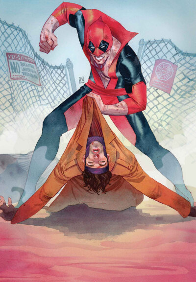 Deadpool v Gambit #5 cover by Kevin Wada