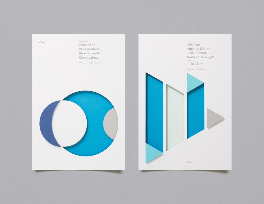 Designer Fund — Bridge Speaker Series Posters