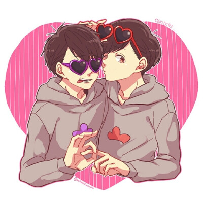 pixiv id=54831754 paka松 パーカー松 おそ松 一松 CP
