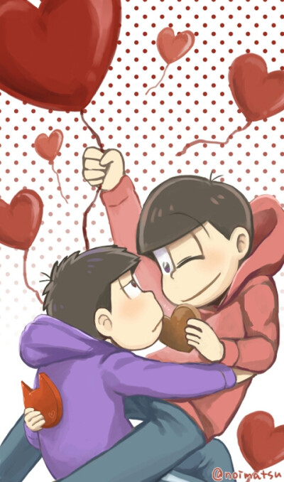 pixiv id=55297321 paka松 パーカー松 おそ松 一松 CP
